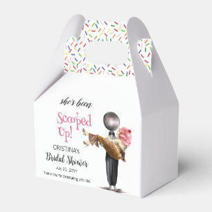 She's Been Scooped Up Strawberry Ice cream Bridal Favour Box