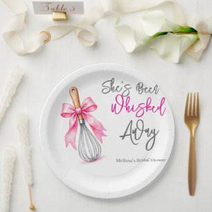 She's Been Whisked Away Bridal Shower Paper Plates