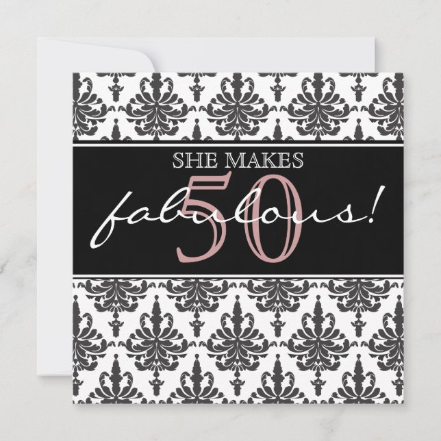 She's Fabulous! Birthday Party Invitation (Front)