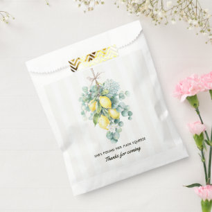 She's Found Her Main Squeeze Lemon Bridal Shower Favour Bag