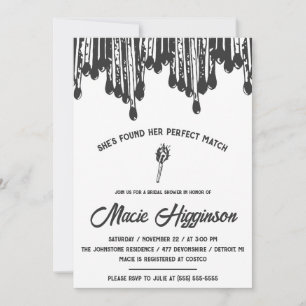 She's Found her Perfect Match Bridal Shower Invitation