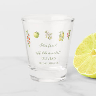 She's Fresh Off The Market Bridal Shower Shot Glass