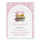 She's Fresh Off the Market Bridal Shower Welcome