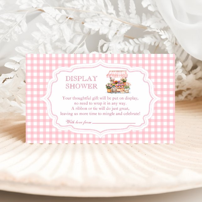 She's Fresh Off the Market Display Shower  Enclosure Card (Creator Uploaded)