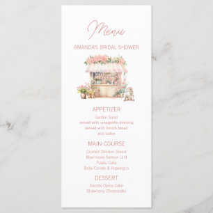 She's Fresh Off the Market Floral Bridal Shower Menu