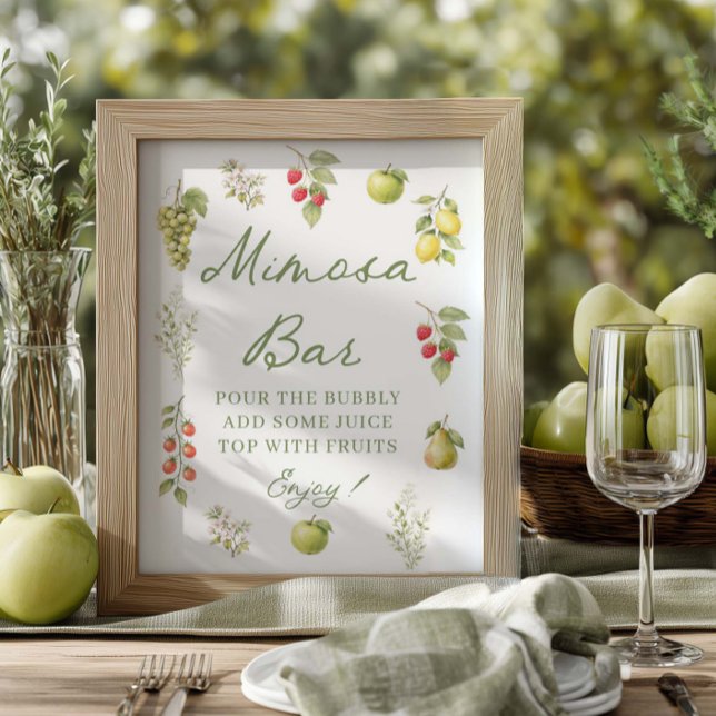 She's fresh off the market  Mimosa Bar Poster (Creator Uploaded)