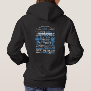 She's in every beat of my heart my GRANDMA angel Hoodie