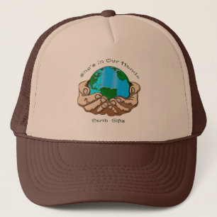 SHE'S IN OUR HANDS Earth-lover Environmental Gift Trucker Hat