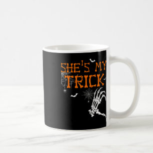 She's Is My Trick He's Is My Treat Halloween Coupl Coffee Mug