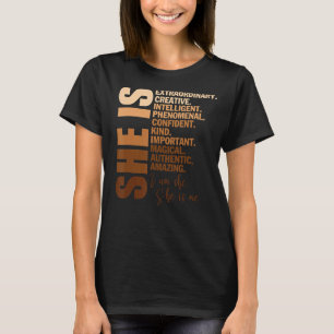 She's Magical Unapologetic African Women Black His T-Shirt