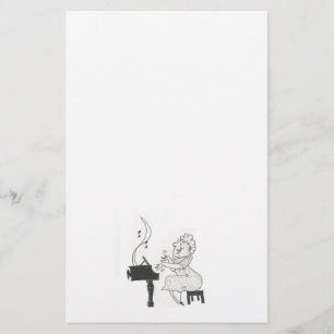 She's Music To My Ears Stationery