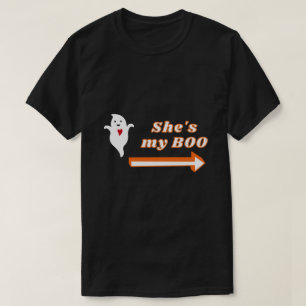 She's My Boo Halloween Couple T-Shirt