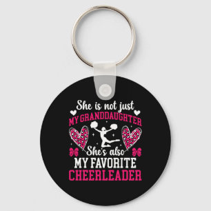 She's My Favourite Cheerleader Grandma Cheer Grand Key Ring