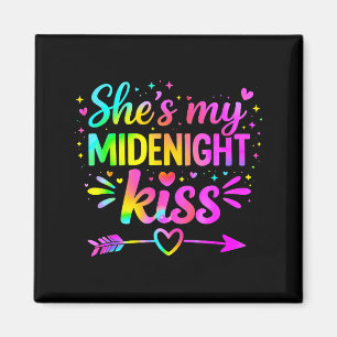 Shes My Midnight Kiss Happy New Year Couple Love Q Magnet