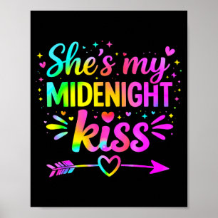 Shes My Midnight Kiss Happy New Year Couple Love Q Poster