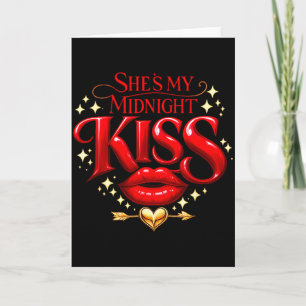 Shes My Midnight Kiss Happy New Year Matching Coup Card