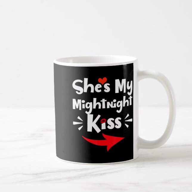 Shes My Midnight Kiss Happy New Year Matching Funn Coffee Mug (Right)