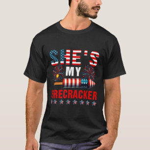 She's My Sparkler 4th Of July Fireworks Lover Cost T-Shirt