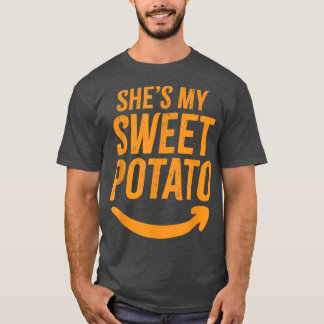 She's My Sweet Potato I YAM Couple's Matching  T-Shirt
