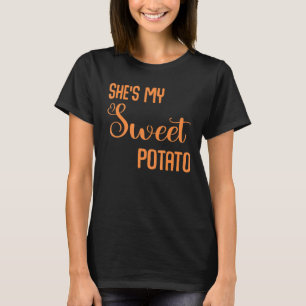 She's My Sweet Potato I Yam  Couples Thanksgiving T-Shirt