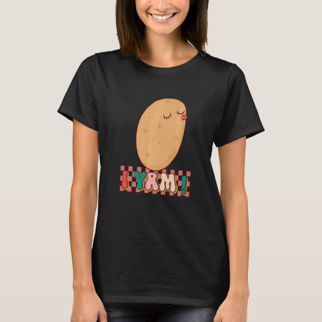 She's My Sweet Potato I Yam  Matching Couples Groo T-Shirt (Front)