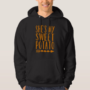 She's My Sweet Potato I Yam Matching Couples Thank Hoodie