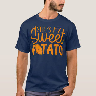 She's My Sweet Potato I Yam Thanksgiving Couple Ma T-Shirt