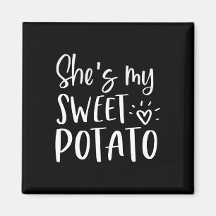 She's My Sweet Potato I Yam Thanksgiving Couples Magnet