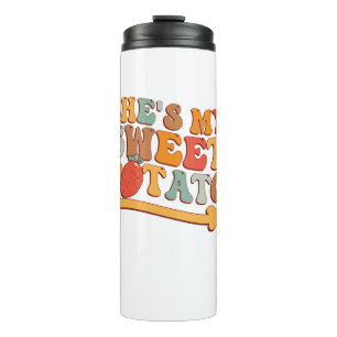 She's My Sweet Potato I YAM Thanksgiving Couple's  Thermal Tumbler