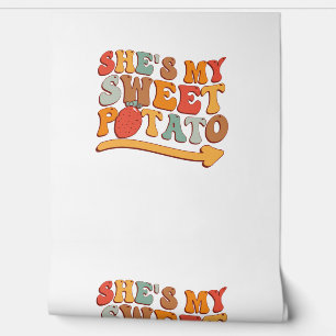 She's My Sweet Potato I YAM Thanksgiving Couple's Wallpaper