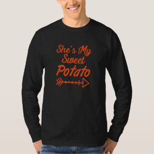 She's my sweet potato I yam Thanksgiving Matching T-Shirt