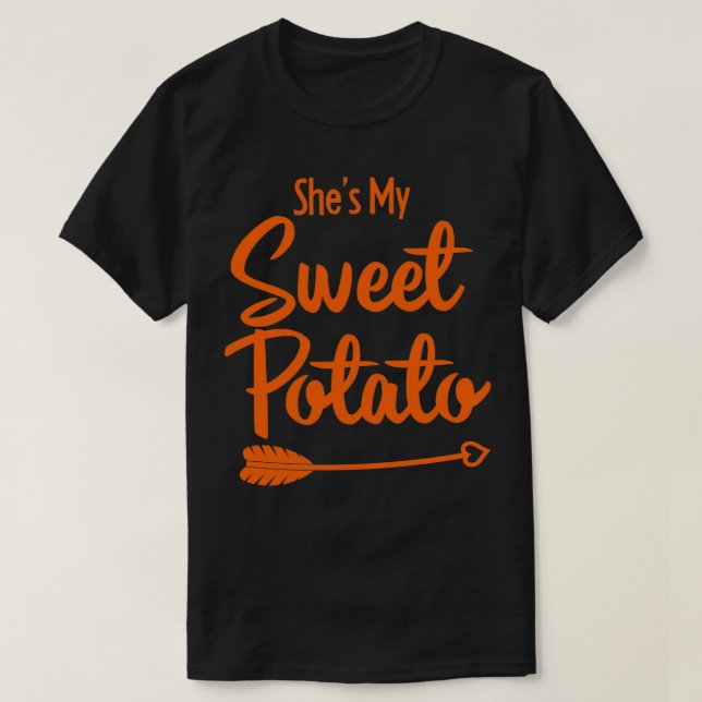 Shes My Sweet Potato Yes I Yam   1  T-Shirt (Design Front)