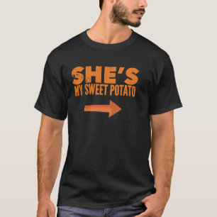 She's My Sweet Potato Yes I Yam Couples Hallowee T-Shirt