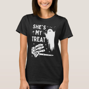 She's My Treat Halloween Matching Couples  Men T-Shirt