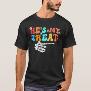 She's My Trick He's My Treat Cute Matching Couples T-Shirt