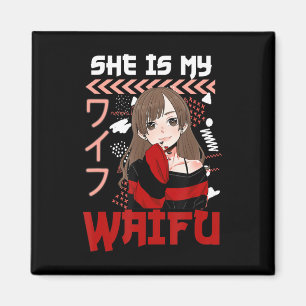 She's My Waifu He's My Senpai Anime Manga Couples  Magnet