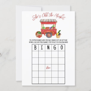 She's Off the Market Bridal Shower BINGO Game Invi Invitation