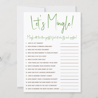 She's Off the Market Bridal Shower Game Invitation