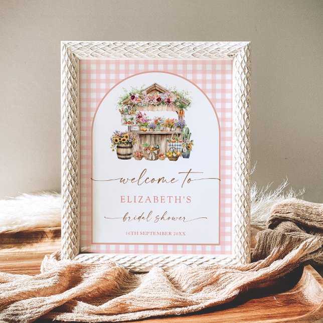 She's Off The Market Fall Bridal Shower Welcome Poster (Creator Uploaded)