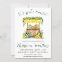 She's off the Market! Lemonade Stand Bridal Shower