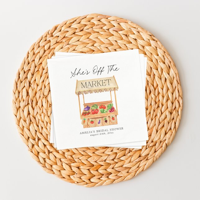 She's Off the Market Tote Bag Napkin (Creator Uploaded)