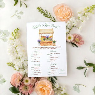 She's Off the Market! What's in your Purse? Game Invitation
