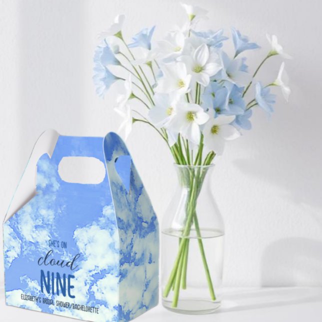 She's On Cloud Nine! Bridal Shower/Bachelorette Favour Box (Creator Uploaded)