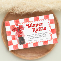 She's Ready to Pop Baby Shower Diaper Raffle