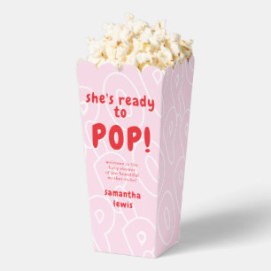She's Ready to Pop Baby Shower Favour Box