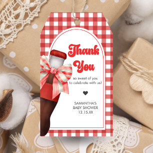 She's Ready to Pop Baby Shower Favour Tags