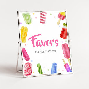 She's Ready to Pop Baby Shower Favours Poster