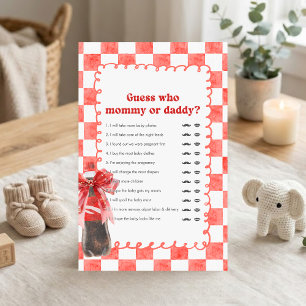 She's Ready to Pop Baby Shower Guess Who Game