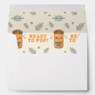 She's Ready to Pop Boho Orange Green Kawaii Soda Envelope