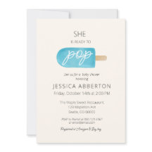 She's Ready to Pop Popsicle Baby Shower